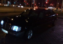 MB limousine the night